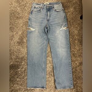 Abercrombie & Fitch baggy mid rise jeans
